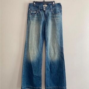 Y2K Vintage Abercrombie & Fitch Wide Leg Jeans 2R